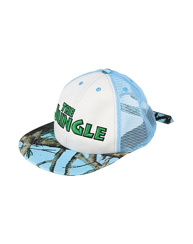 JUST DON Hat Azure 100% Cotton, Cow leather