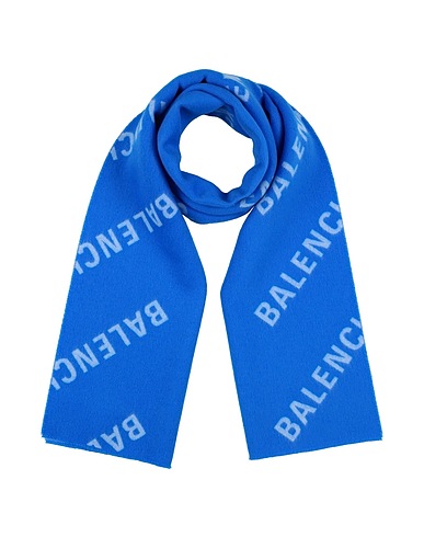 BALENCIAGA Scarves and foulards Bright blue 100% Wool