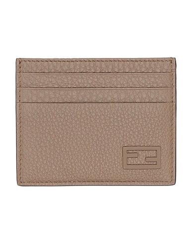 FENDI Kleinlederwaren Khaki Leder