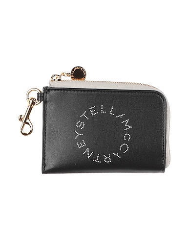 STELLA McCARTNEY Small Leather Goods Black Textile fibers