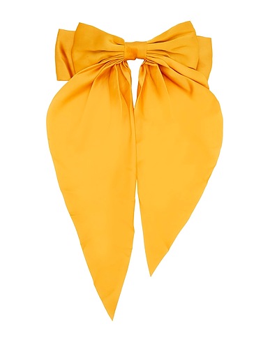 8 by YOOX Accessorio per capelli SATIN BOW HAIRCLIP
 Giallo ocra 70% Fibre tessili, 30% Metallo