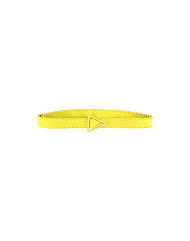 BOTTEGA VENETA Regular belt Lime green Rubber