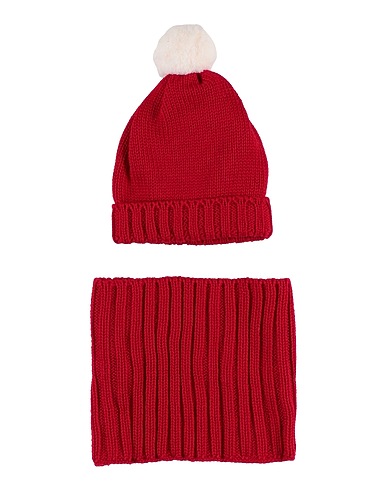 LITTLE BEAR Hat Red 100% Virgin Wool