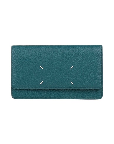 MAISON MARGIELA Handbag Deep teal 100% Bovine leather, Brass, Zinc