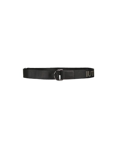 IUTER Fabric belt Black Textile fibres, Soft Leather
