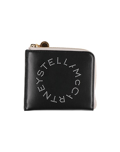 STELLA McCARTNEY Wallet Black Textile fibers