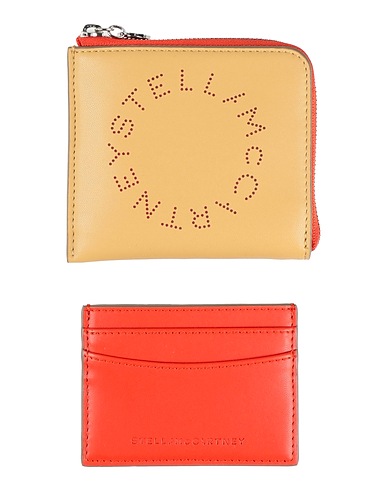 STELLA McCARTNEY Wallet Sand Textile fibers