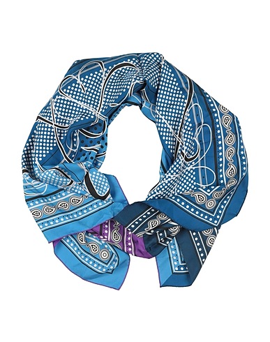 MONICA SARTI Scarves and foulards Deep teal 100% Silk