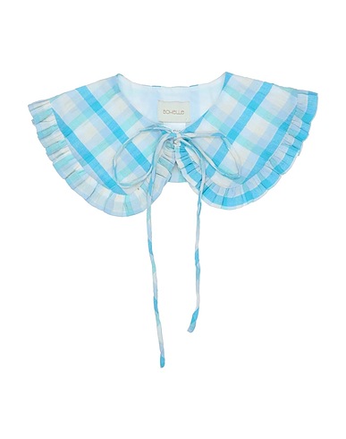 BOHELLE Scarves and foulards Azure 50% Cotton, 48% Viscose, 1% Polyamide, 1% Elastane