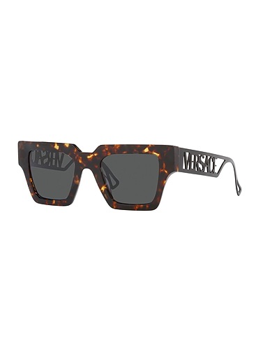 VERSACE Sunglasses Brown Acetate