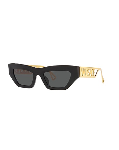VERSACE Sonnenbrille Schwarz Acetat