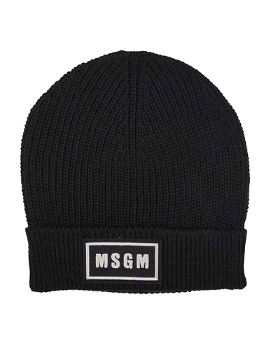MSGM Cappello Nero Acrilico