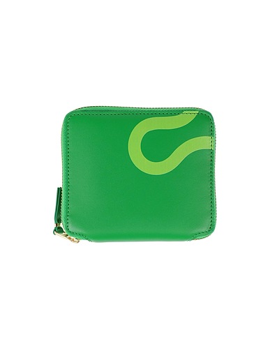 COMME des GARÇONS Wallet Green 100% Bull skin