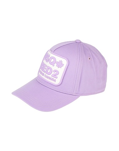 DSQUARED2 Hat Lilac 100% Cotton, Polyester