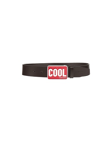 DSQUARED2 Cintura Testa di moro 100% Vacchetta