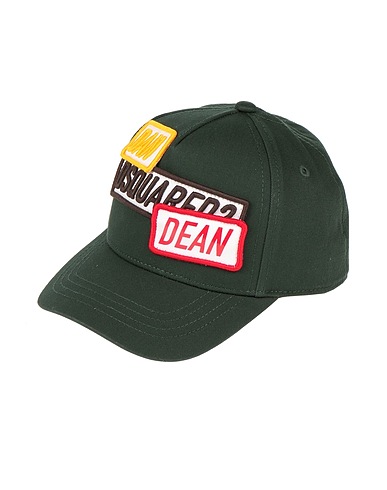 DSQUARED2 Cappello Verde scuro 100% Cotone