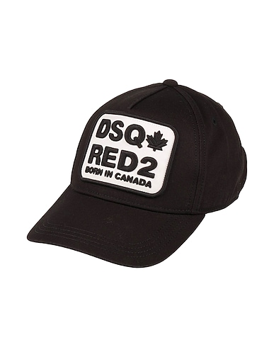 DSQUARED2 Hat Black 100% Cotton, Polyester
