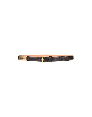 DSQUARED2 Belt Dark brown 100% Cow leather