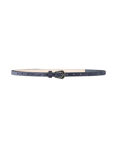 BRUNELLO CUCINELLI Cintura Sottile Blu notte Pelle