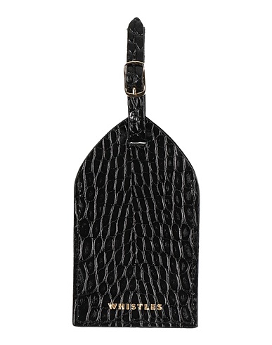 WHISTLES Reiseaccessoires Schwarz Leder