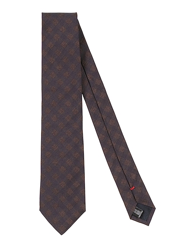 FIORIO Ties and bow ties Charcoal 100% Silk