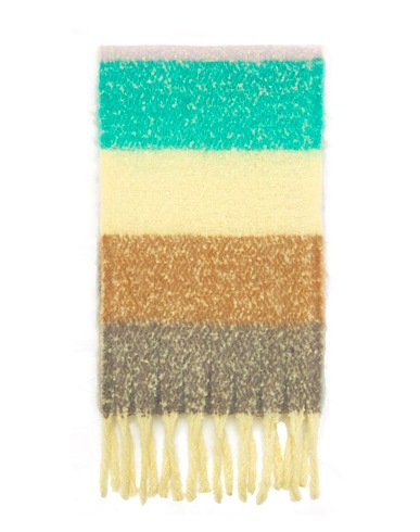 TOPSHOP Scarves and foulards Pastel yellow 100% Polyester