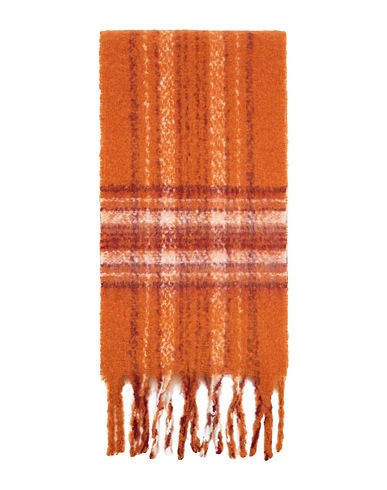 TOPSHOP Scarves and foulards Brown 100% Polyester