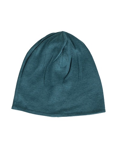 MAJESTIC FILATURES Cappello Verde petrolio 70% Cotone, 30% Cachemire