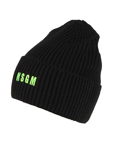 MSGM Hat Black Acrylic