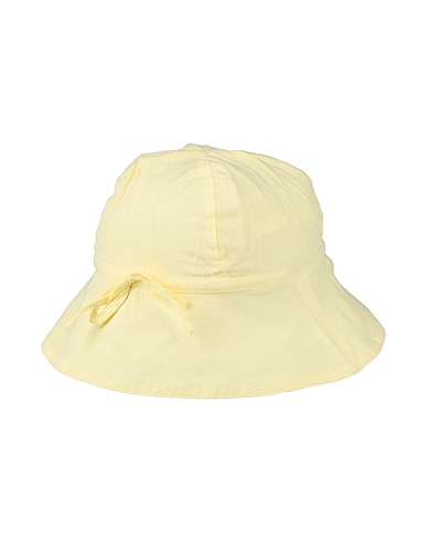 BONTON Hat Pastel yellow 100% Cotton