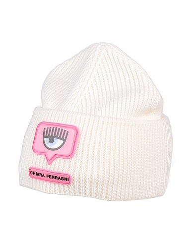 CHIARA FERRAGNI Cappello Avorio 50% Lana, 50% Acrilico