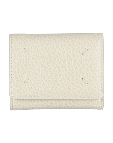 MAISON MARGIELA Wallet Cream Bovine leather