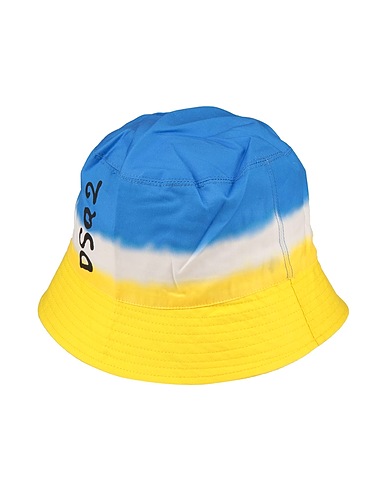 DSQUARED2 Hat Yellow 100% Cotton