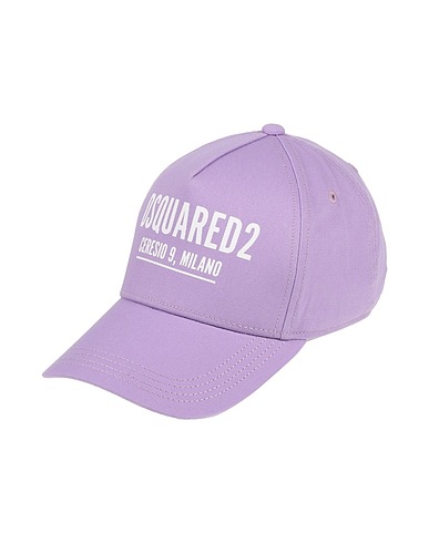 DSQUARED2 Hat Lilac 100% Cotton