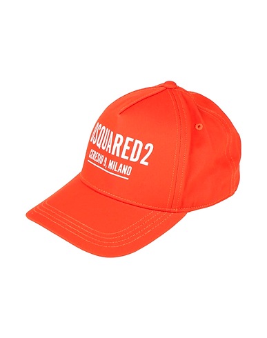DSQUARED2 Cappello Rosso pomodoro 100% Cotone