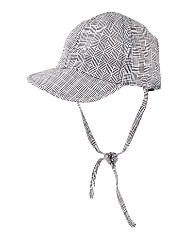 GREY DANIELE ALESSANDRINI Hat Midnight blue 100% Linen