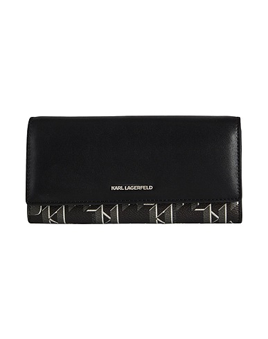 KARL LAGERFELD Brieftasche K/IKONIK 2.0 MONO CC CONT WLLT
 Schwarz 100% Polyurethan