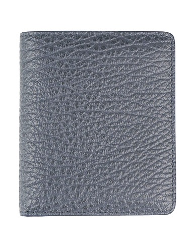 MAISON MARGIELA Wallet Slate blue 100% Cow leather