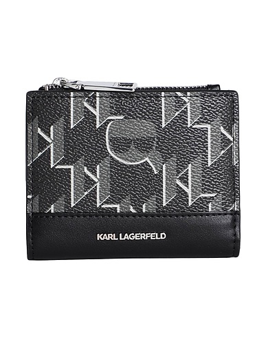 KARL LAGERFELD Portafoglio K/IKONIK 2.0 MONO CC BIFOLD CH
 Nero 100% Poliuretano