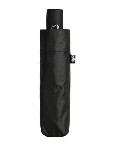 KARL LAGERFELD Umbrella K/IKONIK 2.0 SMALL UMBRELLA
 Black 60% Steel, 40% Polyester