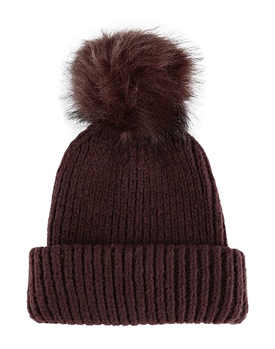 TOPSHOP Mützen & Hüte Dunkelbraun 100% Polyester