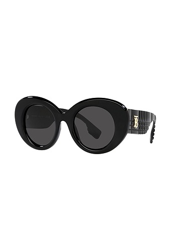 BURBERRY Sonnenbrille 0BE4370U
 Schwarz Acetat