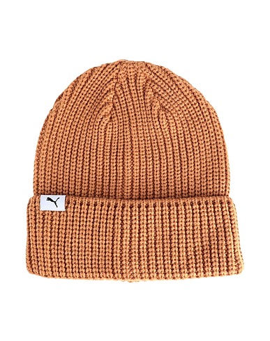 PUMA Hat MMQ Classic Cuff Beanie Camel 100% Acrylic