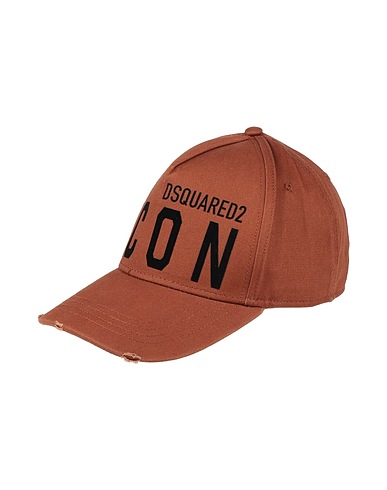 DSQUARED2 Hat Brown 100% Cotton