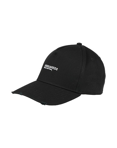 DSQUARED2 Hat Black 100% Cotton