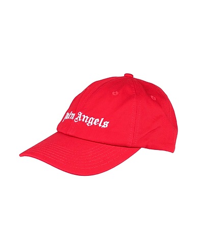 PALM ANGELS Cappello Rosso 100% Cotone, Poliestere