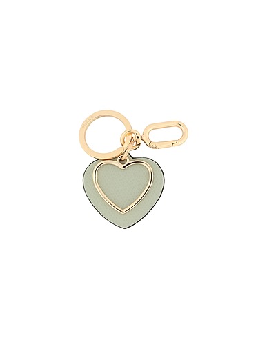 FURLA Schlüsselanhänger VENUS KEYRING HEART
 Salbeigrün 70% Leder, 30% Metall