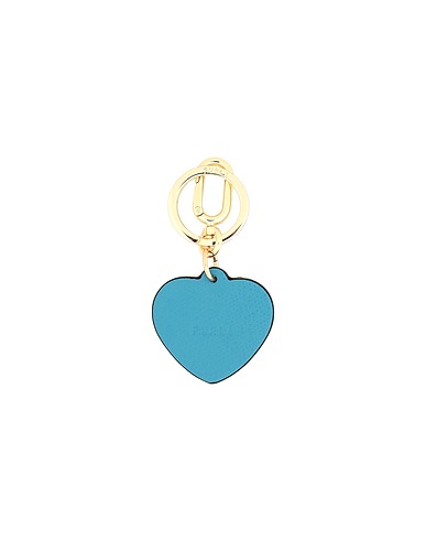 FURLA Schlüsselanhänger VENUS KEYRING HEART
 Blaugrau 70% Leder, 30% Metall