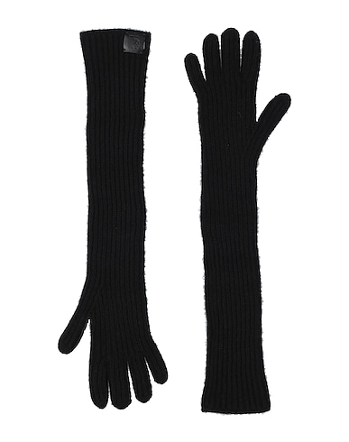 TOD'S Перчатки NERO 100% Кашемир, Кожа