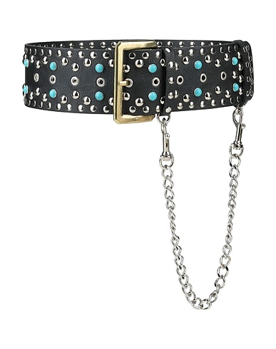 ANIYE BY High-waist belt Black Soft Leather